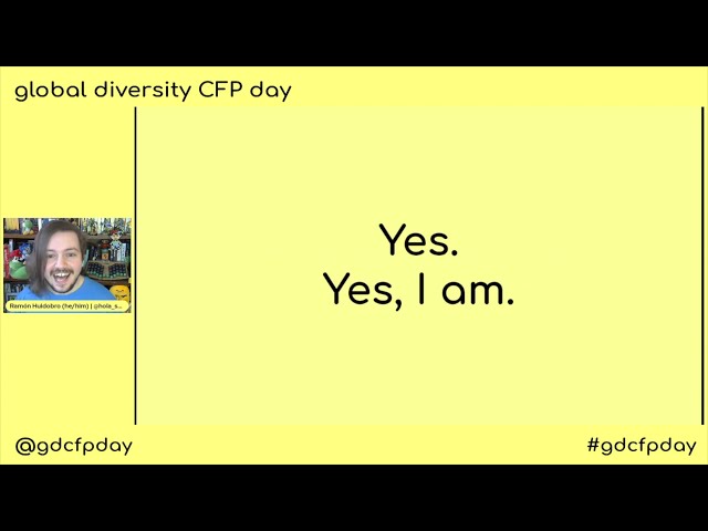 Global Diversity CFP Day 2021 - Nervous About Speaking?